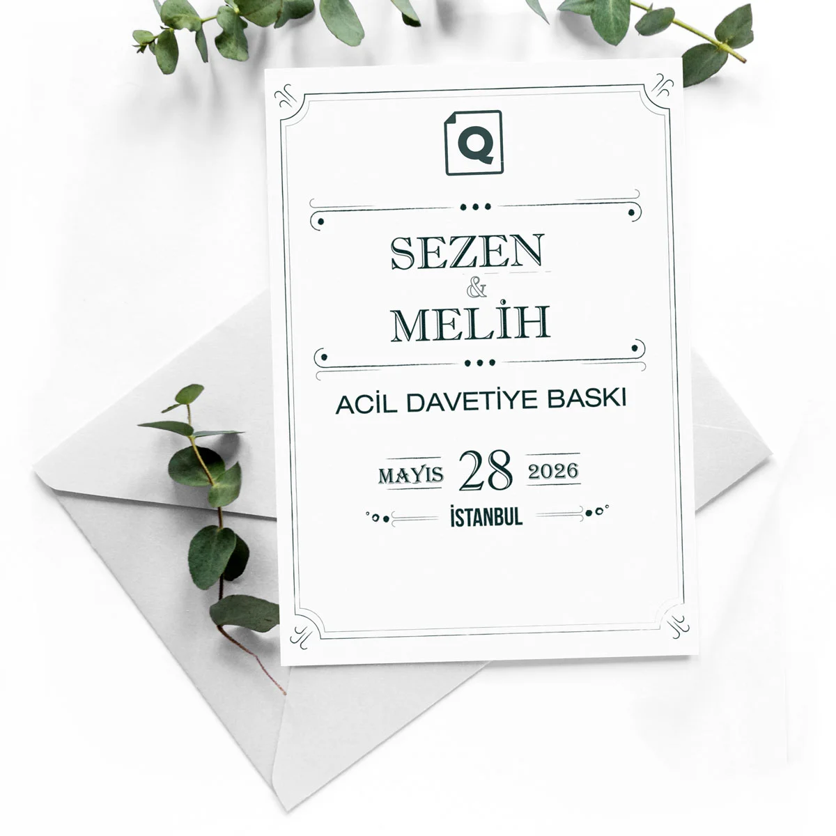 Acil Davetiye Baskı