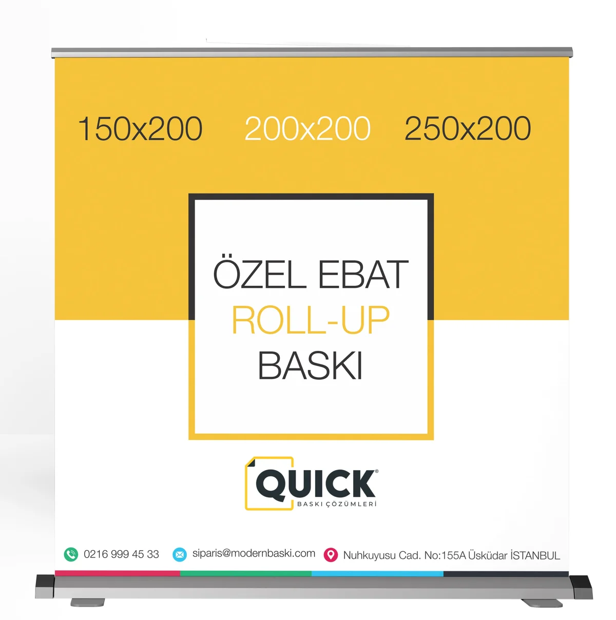 Geniş Ebat Roll Up Banner