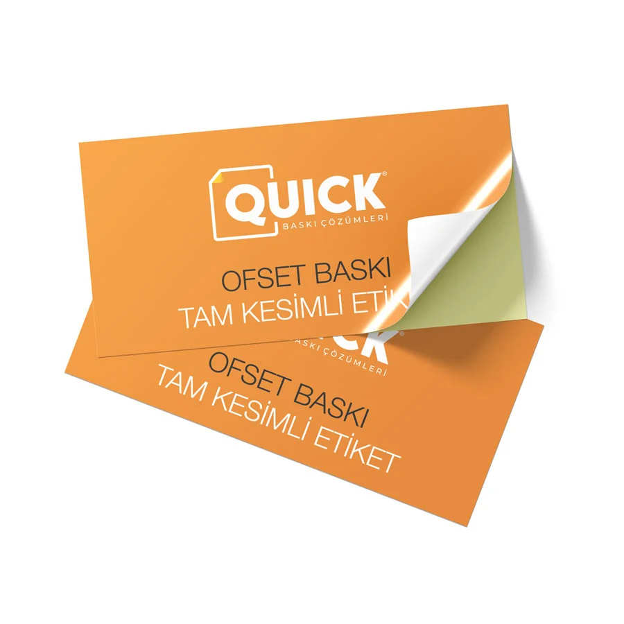 Ofset Kuşe Etiket