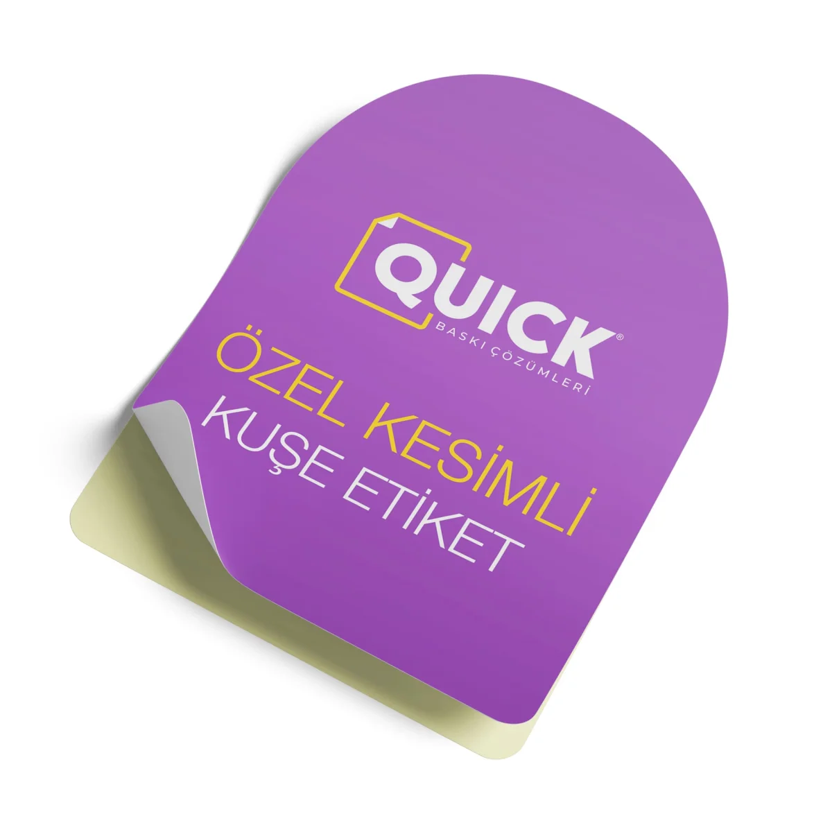 Özel Kesimli Etiket