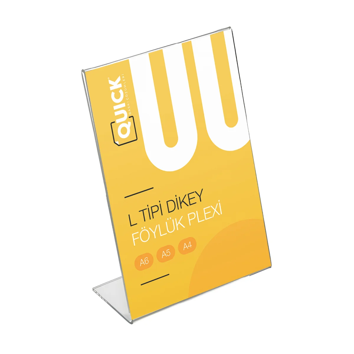 Pleksi L Tipi Dikey Föylük
