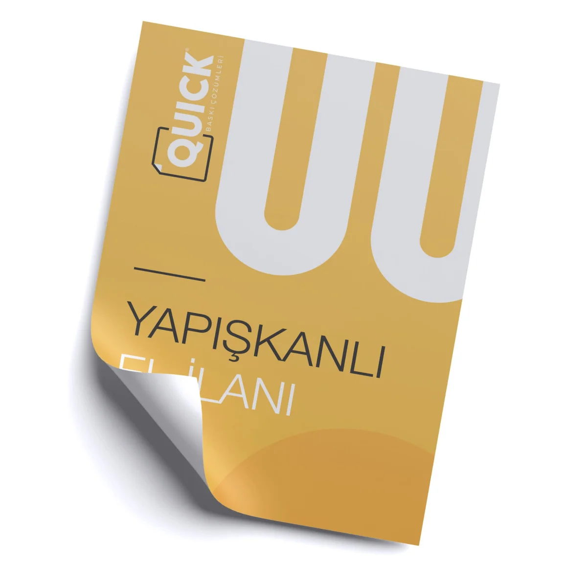 Yapışkanlı El İlanı