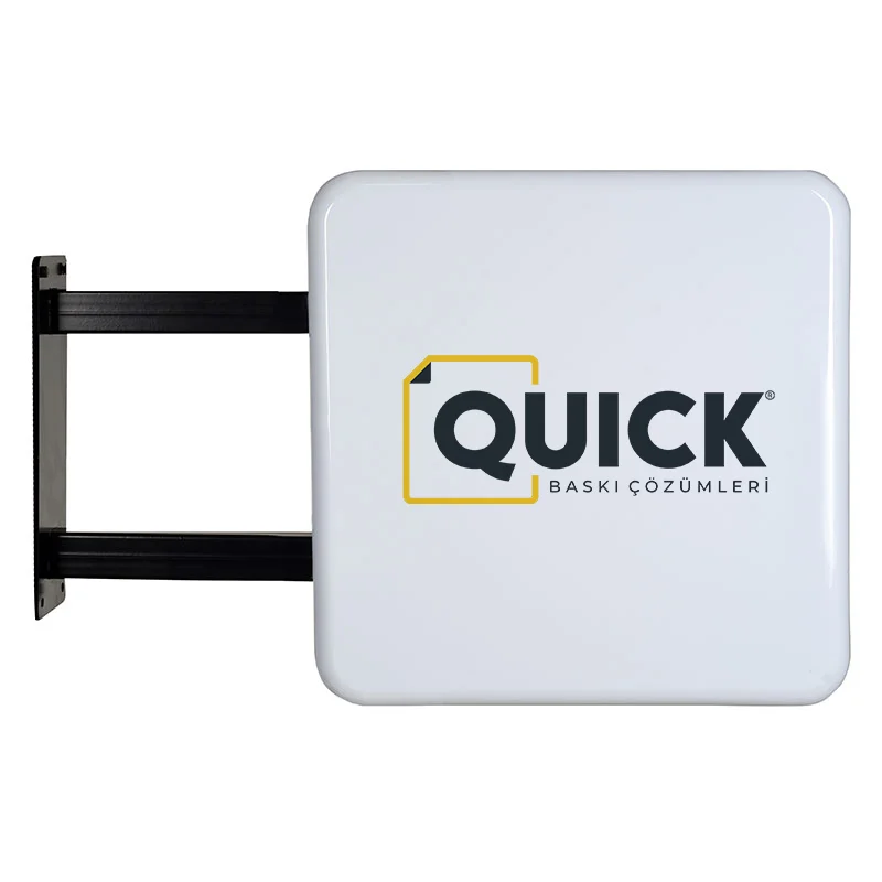 Kare Düz Ayaklı Fener Tabela